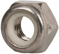 Value Collection - M2.5x0.45 Metric Coarse 18-8 & Austenitic Grade A2 Hex Lock Nut with Nylon Insert - 2.5mm High, Uncoated - Industrial Tool & Supply