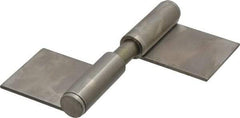 Sugatsune - 4" Long x 2-5/32" Wide x 15/32" Thick, Flag Hinge - Stainless Steel, Satin Finish - Industrial Tool & Supply