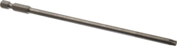 Wiha - T25 Torx Bit - 1/4" Hex Drive, 6" OAL - Industrial Tool & Supply