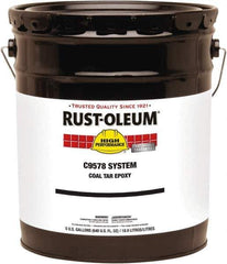 Rust-Oleum - 5 Gal Can Gloss Black Epoxy - 100 to 130 Sq Ft/Gal Coverage, 294 g/L VOC Content - Industrial Tool & Supply