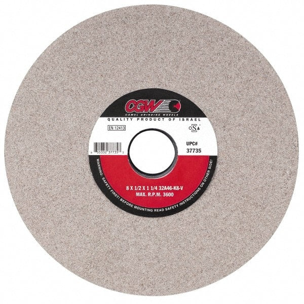 Camel Grinding Wheels - 14" Diam x 5" Hole x 2" Thick, K Hardness, 60 Grit Surface Grinding Wheel - Industrial Tool & Supply