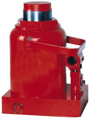 Value Collection - 30 Ton Capacity Hydraulic Hand Jack - 9-7/16" to 14-5/8" High, 5-1/8" Piston Stroke, 6-1/8" Long x 7-1/2" Wide Base - Industrial Tool & Supply