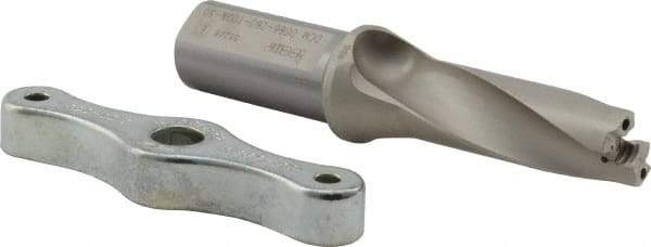 Iscar - 0.866 to 0.901" Diam, 3xD, 2.6" Max Depth, 1" Shank Diam, Replaceable Tip Drill - 22 Seat Size, DCM Toolholder, Series ChamDrill - Industrial Tool & Supply