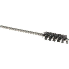 Osborn - 5/16" Diam Helical Steel Tube Brush - 0.005" Filament Diam, 1" Brush Length, 3-1/2" OAL, 1/8" Diam Shank - Industrial Tool & Supply