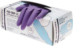Honeywell - 8 mil Thick, Nitrile Chemical Resistant Gloves - Industrial Tool & Supply