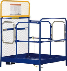 Vestil - 60" Platform - Forklift Work Platform, 1,000 Lb Capacity, 60" Platform Height, 48" Base Width x 48" Base Depth - Industrial Tool & Supply