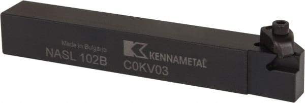 Kennametal - Internal/External Thread, Left Hand Cut, 5/8" Shank Width x 5/8" Shank Height Indexable Threading Toolholder - 4-1/2" OAL, N.2L Insert Compatibility, NAS Toolholder, Series Top Notch - Industrial Tool & Supply