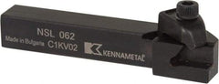 Kennametal - Internal/External Thread, Left Hand Cut, 3/8" Shank Width x 3/8" Shank Height Indexable Threading Toolholder - 2-1/2" OAL, N.2L Insert Compatibility, NS Toolholder, Series Top Notch - Industrial Tool & Supply