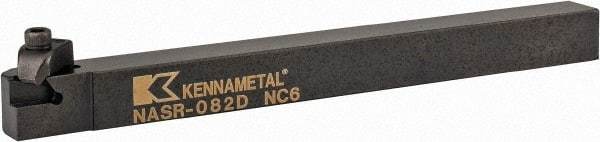 Kennametal - Internal/External Thread, Right Hand Cut, 1/2" Shank Width x 1/2" Shank Height Indexable Threading Toolholder - 6" OAL, N.2R Insert Compatibility, NAS Toolholder, Series Top Notch - Industrial Tool & Supply