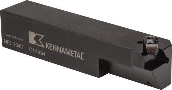 Kennametal - Internal/External Thread, Left Hand Cut, 1-1/4" Shank Width x 1-1/4" Shank Height Indexable Threading Toolholder - 6" OAL, N.4R Insert Compatibility, NE Toolholder, Series Top Notch - Industrial Tool & Supply