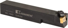 Kennametal - Internal/External Thread, Left Hand Cut, 1" Shank Width x 1" Shank Height Indexable Threading Toolholder - 6" OAL, N.4R Insert Compatibility, NE Toolholder, Series Top Notch - Industrial Tool & Supply