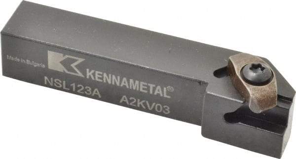 Kennametal - Internal/External Thread, Left Hand Cut, 3/4" Shank Width x 3/4" Shank Height Indexable Threading Toolholder - 4" OAL, N.3L Insert Compatibility, NS Toolholder, Series Top Notch - Industrial Tool & Supply
