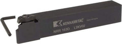 Kennametal - Internal/External Thread, Right Hand Cut, 1" Shank Width x 1" Shank Height Indexable Threading Toolholder - 6" OAL, NU 3125L Insert Compatibility, NR Toolholder, Series Top Notch - Industrial Tool & Supply