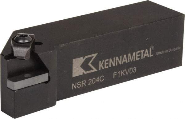 Kennametal - Internal/External Thread, Right Hand Cut, 1-1/4" Shank Width x 1-1/4" Shank Height Indexable Threading Toolholder - 5" OAL, N.4R Insert Compatibility, NS Toolholder, Series Top Notch - Industrial Tool & Supply