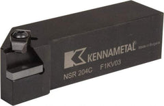 Kennametal - Internal/External Thread, Right Hand Cut, 1-1/4" Shank Width x 1-1/4" Shank Height Indexable Threading Toolholder - 5" OAL, N.4R Insert Compatibility, NS Toolholder, Series Top Notch - Industrial Tool & Supply