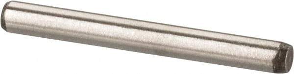 Made in USA - 1/16" Diam x 9/16" Pin Length 416 Stainless Steel Precision Dowel Pin - Passivated Finish, C 36-42 Hardness, 2 Beveled End - Industrial Tool & Supply