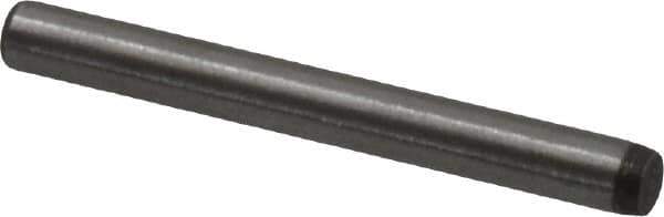 Made in USA - 3/32" Diam x 7/8" Pin Length 416 Stainless Steel Precision Dowel Pin - Passivated Finish, C 36-42 Hardness, 2 Beveled End - Industrial Tool & Supply