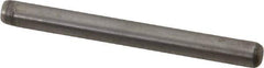Made in USA - 1/8" Diam x 1-1/4" Pin Length 416 Stainless Steel Precision Dowel Pin - Passivated Finish, C 36-42 Hardness, 2 Beveled End - Industrial Tool & Supply