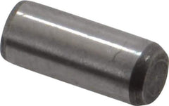 Made in USA - 5/32" Diam x 3/8" Pin Length 416 Stainless Steel Precision Dowel Pin - Passivated Finish, C 36-42 Hardness, 2 Beveled End - Industrial Tool & Supply