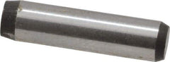 Made in USA - 5/32" Diam x 5/8" Pin Length 416 Stainless Steel Precision Dowel Pin - Passivated Finish, C 36-42 Hardness, 2 Beveled End - Industrial Tool & Supply
