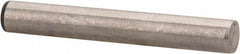 Made in USA - 3/16" Diam x 1-3/8" Pin Length 416 Stainless Steel Precision Dowel Pin - Passivated Finish, C 36-42 Hardness, 2 Beveled End - Industrial Tool & Supply