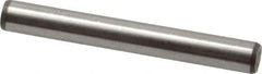 Made in USA - 3/16" Diam x 1-1/2" Pin Length 416 Stainless Steel Precision Dowel Pin - Passivated Finish, C 36-42 Hardness, 2 Beveled End - Industrial Tool & Supply