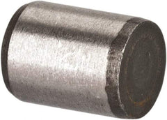 Made in USA - 3/16" Diam x 1/4" Pin Length 416 Stainless Steel Precision Dowel Pin - Passivated Finish, C 36-42 Hardness, 2 Beveled End - Industrial Tool & Supply