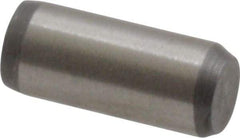 Made in USA - 3/16" Diam x 7/16" Pin Length 416 Stainless Steel Precision Dowel Pin - Passivated Finish, C 36-42 Hardness, 2 Beveled End - Industrial Tool & Supply
