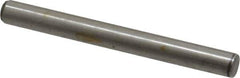 Made in USA - 1/4" Diam x 2-1/2" Pin Length 416 Stainless Steel Precision Dowel Pin - Passivated Finish, C 36-42 Hardness, 2 Beveled End - Industrial Tool & Supply