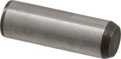 Made in USA - 1/4" Diam x 3/4" Pin Length 416 Stainless Steel Precision Dowel Pin - Passivated Finish, C 36-42 Hardness, 2 Beveled End - Industrial Tool & Supply