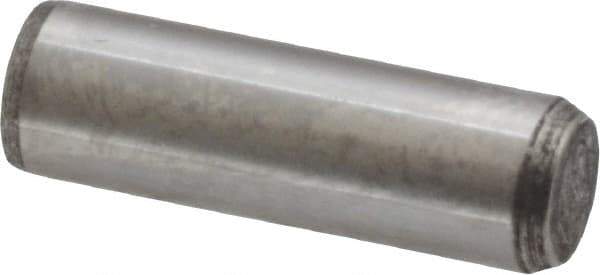 Made in USA - 5/16" Diam x 1" Pin Length 416 Stainless Steel Precision Dowel Pin - Passivated Finish, C 36-42 Hardness, 2 Beveled End - Industrial Tool & Supply