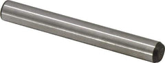 Made in USA - 5/16" Diam x 2-1/2" Pin Length 416 Stainless Steel Precision Dowel Pin - Passivated Finish, C 36-42 Hardness, 2 Beveled End - Industrial Tool & Supply