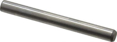 Made in USA - 5/16" Diam x 3" Pin Length 416 Stainless Steel Precision Dowel Pin - Passivated Finish, C 36-42 Hardness, 2 Beveled End - Industrial Tool & Supply