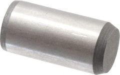 Made in USA - 5/16" Diam x 5/8" Pin Length 416 Stainless Steel Precision Dowel Pin - Passivated Finish, C 36-42 Hardness, 2 Beveled End - Industrial Tool & Supply