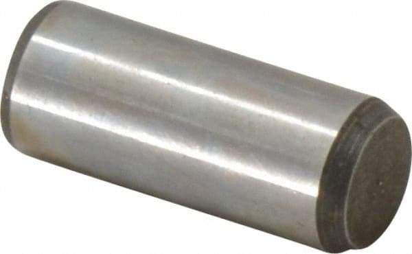 Made in USA - 5/16" Diam x 3/4" Pin Length 416 Stainless Steel Precision Dowel Pin - Passivated Finish, C 36-42 Hardness, 2 Beveled End - Industrial Tool & Supply