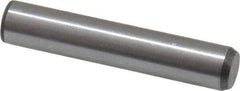 Made in USA - 3/8" Diam x 2" Pin Length 416 Stainless Steel Precision Dowel Pin - Passivated Finish, C 36-42 Hardness, 2 Beveled End - Industrial Tool & Supply