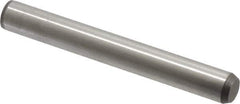 Made in USA - 3/8" Diam x 3" Pin Length 416 Stainless Steel Precision Dowel Pin - Passivated Finish, C 36-42 Hardness, 2 Beveled End - Industrial Tool & Supply
