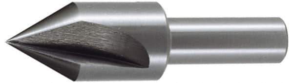 Keo - 2" Head Diam, 3/4" Shank Diam, 3 Flute 82° High Speed Steel Countersink - Bright Finish, 3-1/4" OAL, Single End, Straight Shank, Right Hand Cut - Industrial Tool & Supply