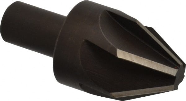Keo - 1-1/2" Head Diam, 3/4" Shank Diam, 6 Flute 60° High Speed Steel Countersink - Industrial Tool & Supply