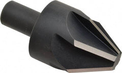 Keo - 1-3/4" Head Diam, 3/4" Shank Diam, 6 Flute 60° High Speed Steel Countersink - Bright Finish, 3-1/2" OAL, Single End, Straight Shank, Right Hand Cut - Industrial Tool & Supply