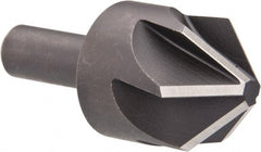 Keo - 1-1/4" Head Diam, 1/2" Shank Diam, 6 Flute 90° High Speed Steel Countersink - Industrial Tool & Supply