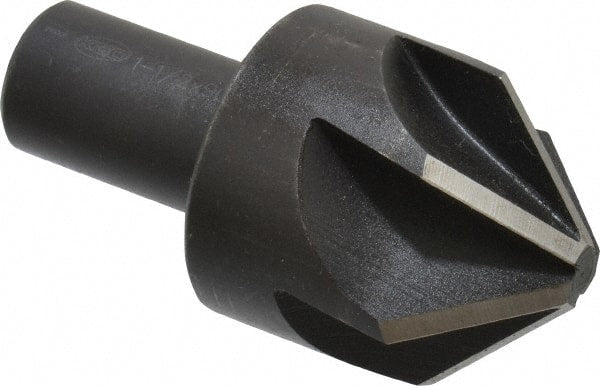 Keo - 1-1/2" Head Diam, 3/4" Shank Diam, 6 Flute 90° High Speed Steel Countersink - Industrial Tool & Supply