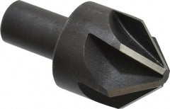 Keo - 1-1/2" Head Diam, 3/4" Shank Diam, 6 Flute 90° High Speed Steel Countersink - Industrial Tool & Supply