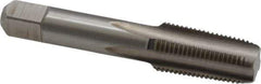 Hertel - 1/8-27 NPT Thread, 4 Flute Standard Pipe Tap - 2-1/8" OAL, Bright Finish, High Speed Steel - Exact Industrial Supply