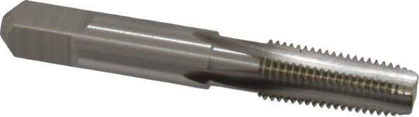 Hertel - 1/16-27 NPT Thread, 4 Flute Standard Pipe Tap - 2-1/8" OAL, Bright Finish, High Speed Steel - Exact Industrial Supply