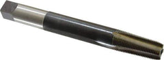Hertel - 3/8-18 NPT, 4 Flute, Plug Chamfer, Bright Finish, High Speed Steel, Extension Pipe Tap - 6" OAL, 1-1/16" Thread Length - Industrial Tool & Supply