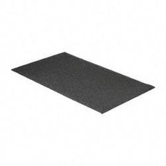 PRO-SAFE - 5' Long x 3' Wide, Dry Environment, Anti-Fatigue Matting - Black, Vinyl with Vinyl Sponge Base, Beveled on 4 Sides - Industrial Tool & Supply