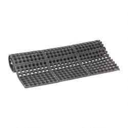 PRO-SAFE - 3' Long x 3' Wide x 5/8" Thick, Anti-Fatigue Modular Matting Tiles - Black, For Dry & Wet Areas, Series Pro-Safe - Industrial Tool & Supply