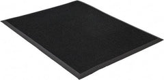 PRO-SAFE - 39 Inch Long x 32 Inch Wide, SBR Rubber Surface, Bristle Surface Entrance Matting - 5/8 Inch Thick, Indoor and Outdoor, SBR Rubber, Black - Industrial Tool & Supply