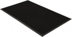 PRO-SAFE - 5 Ft. Long x 3 Ft. Wide, SBR Rubber Surface, Bristle Surface Entrance Matting - 5/8 Inch Thick, Indoor and Outdoor, SBR Rubber, Black - Industrial Tool & Supply